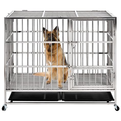 stainless steel dog box|Stainless steel Pet Kennels & Crates .